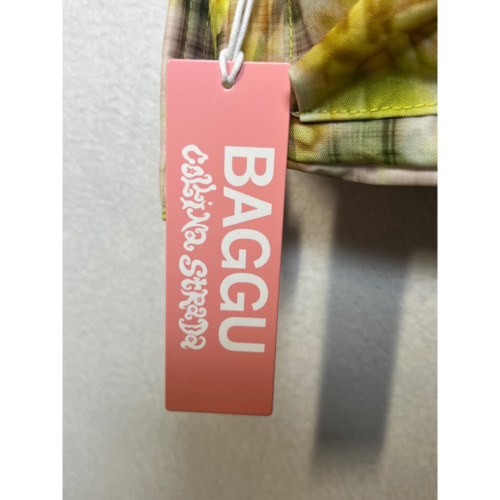 BAGGU x Collina Strada Women Shoulder Bag Cargo Plaid OS Green NWT Utility - Picture 8 of 13